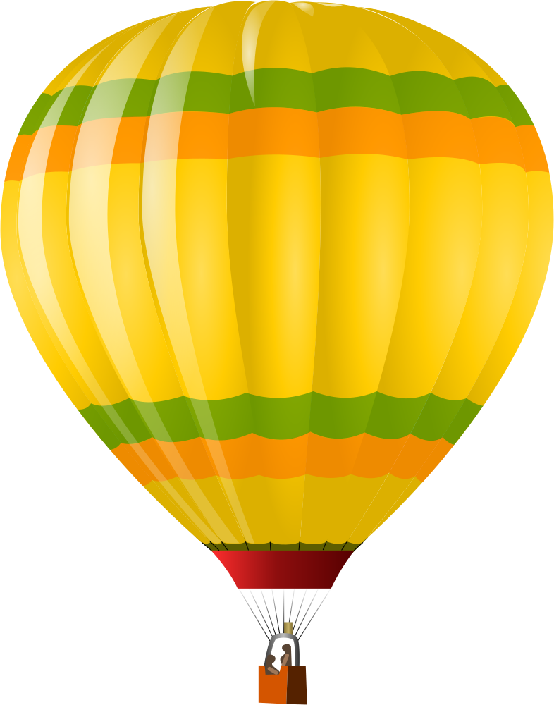 Simple Hot Air Balloon Svg For Cutting Out Of Maps - Layered SVG Cut